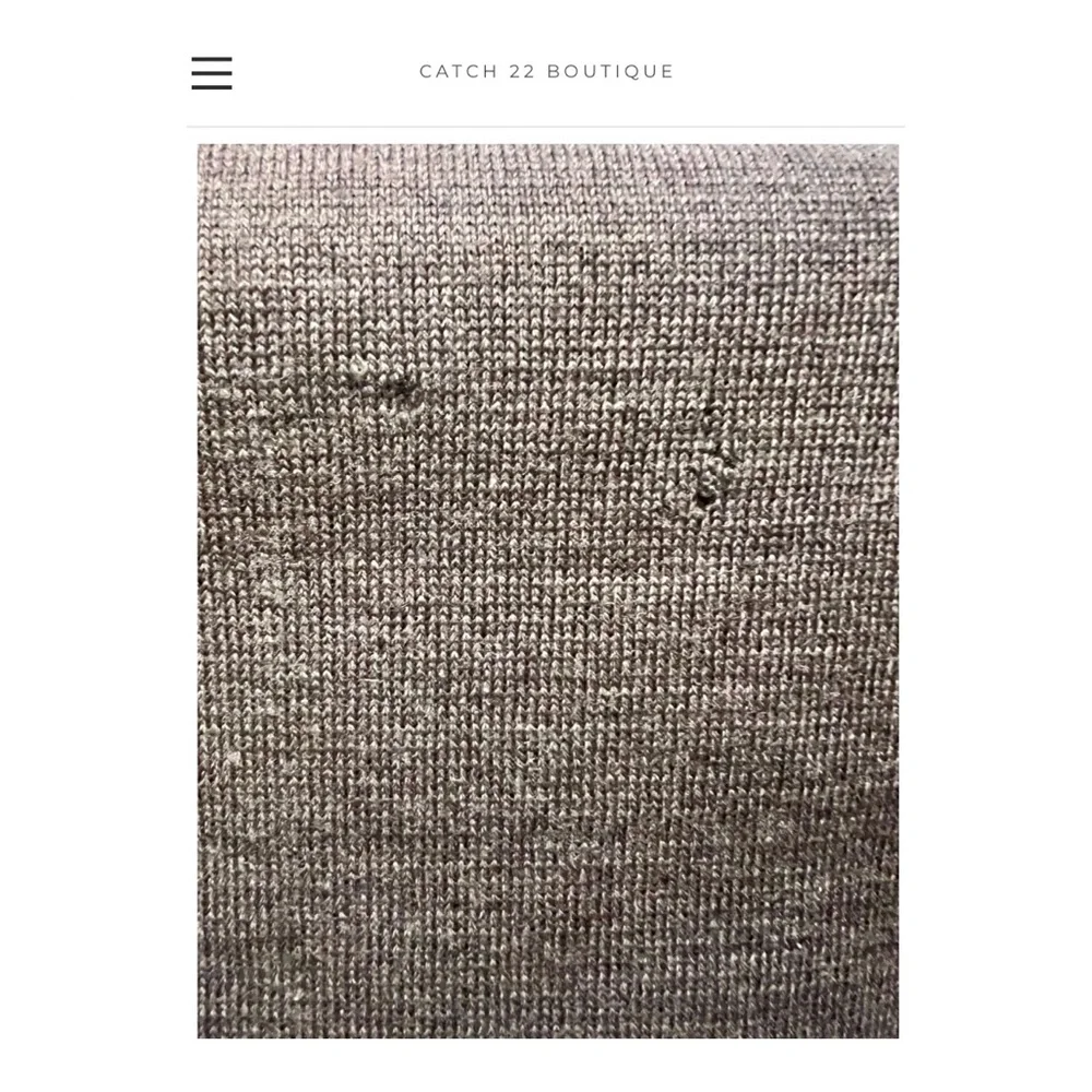 Fendi Zucca Wool Brown Two-Tone Reversible Scarf - Picture 6 of 8